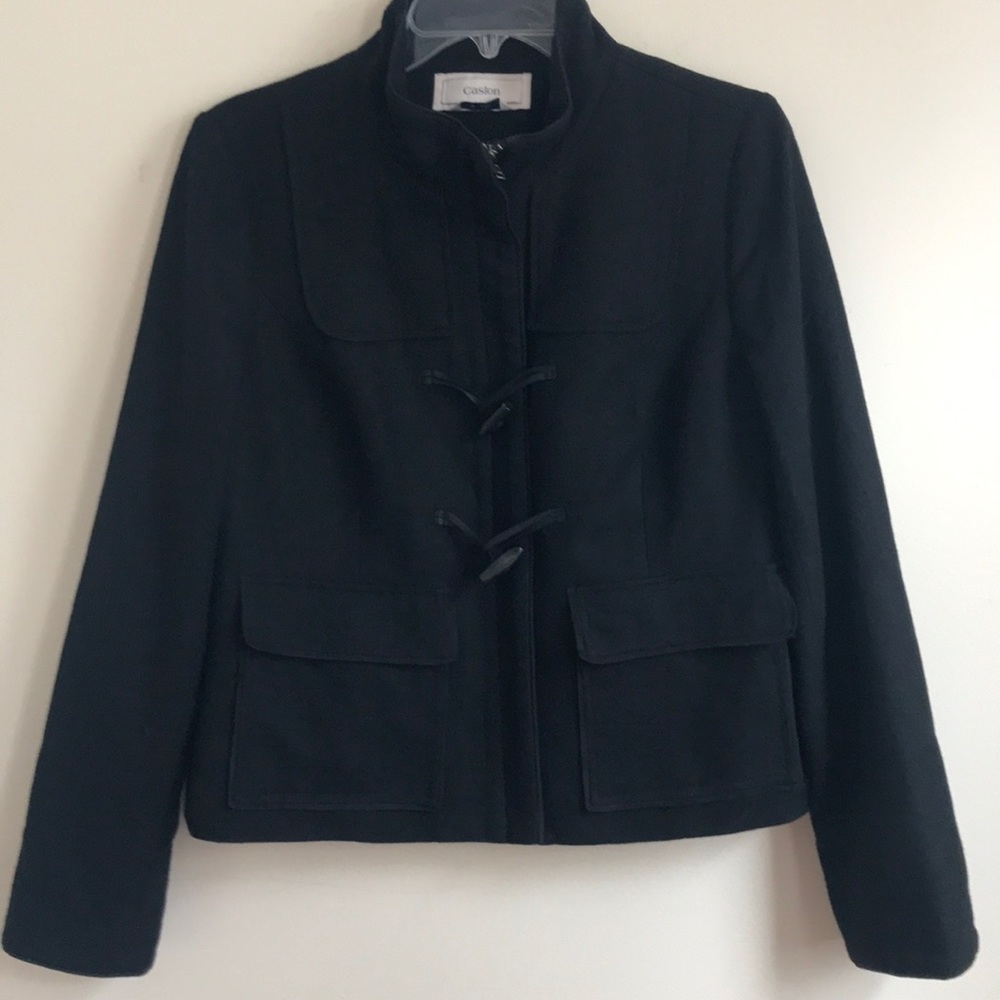 Caslon Black Wool Blend Blazer
